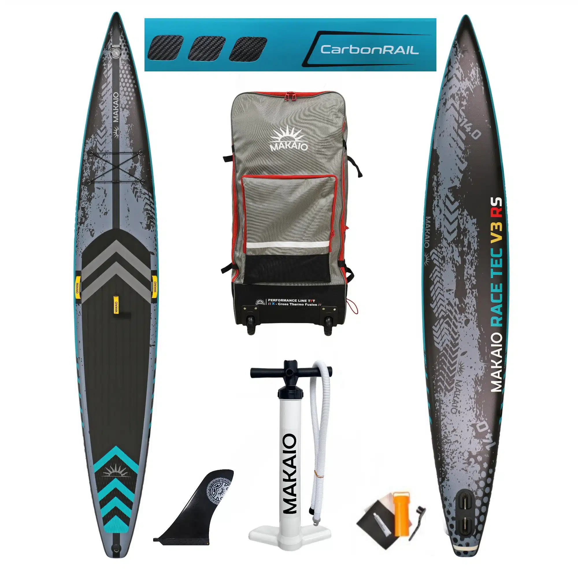Race Board Set mit Zubehör, Makaio Sup