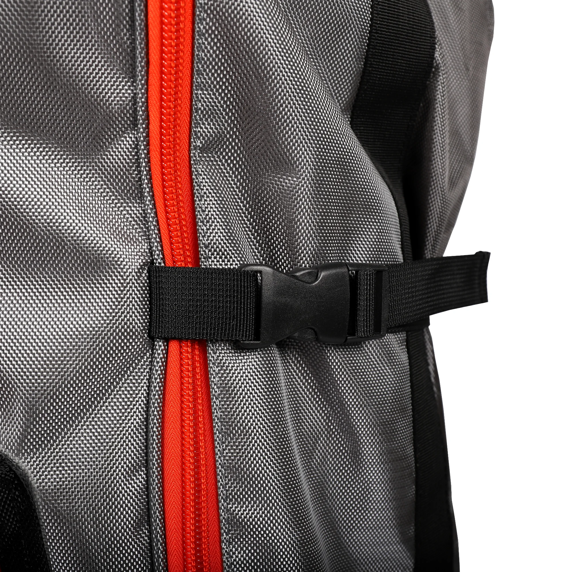 Sup Board Rucksack Makaio Sup, grau als Trolley Bag. Für Stand up Paddel Boards. Detailansicht von der Seite.