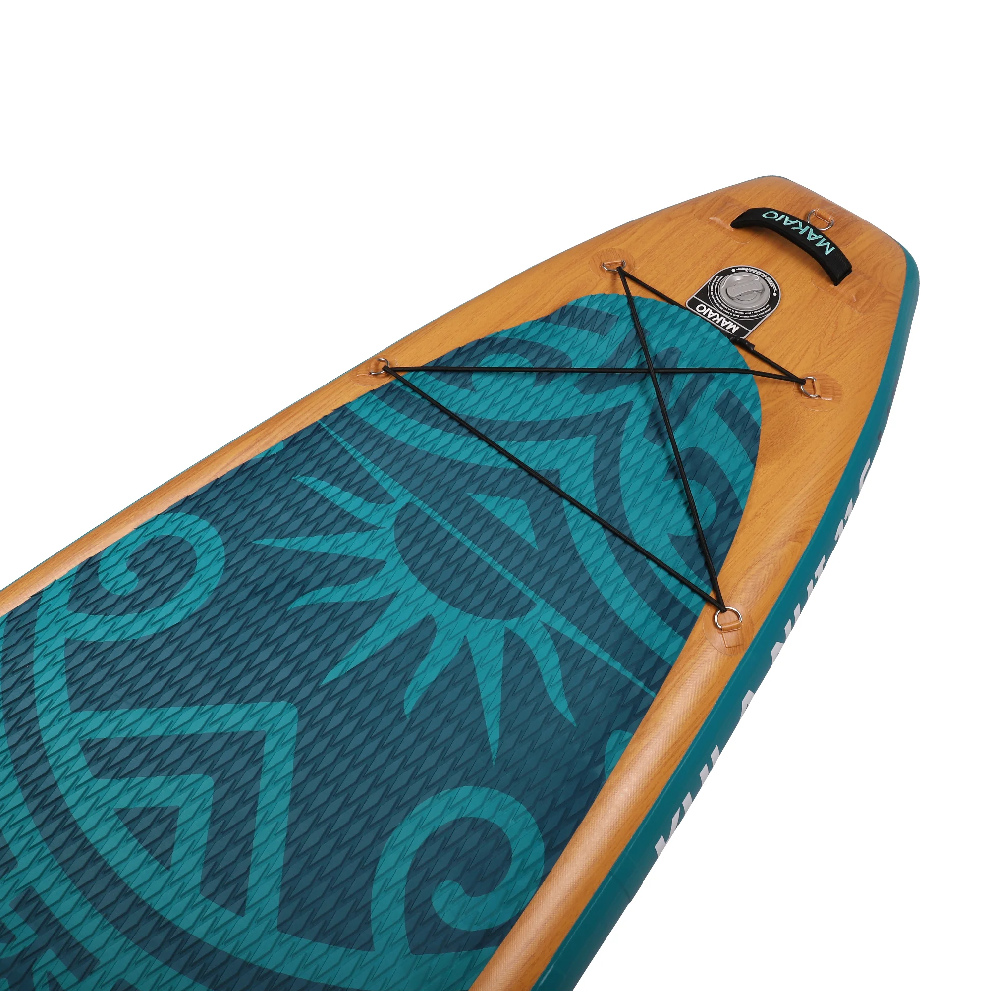 Detailansicht Heck Sup Board Kula-Nui Holzoptik.