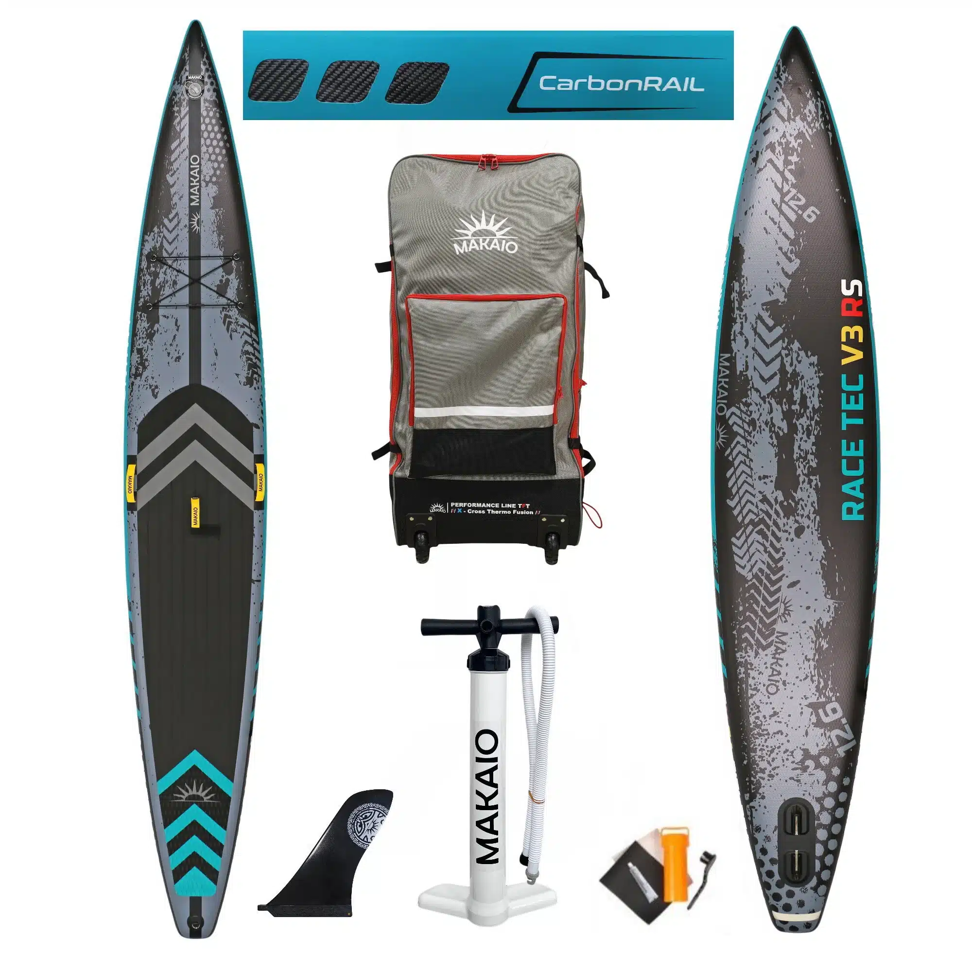 Lightboard-Sup-Board-Raceboard-Carbon-Rail-12.6-Makaio-Sup